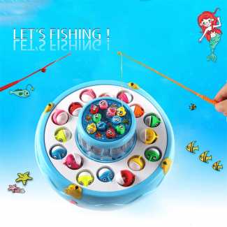 26 pcs Magnetic Rotating Fish Toy