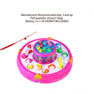 26 pcs Magnetic Rotating Fish Toy - Classic Game for Kids' Coordination Price in Pakistan | LAPTAB