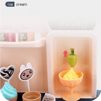 4 Pcs Mini Supermarket Shop Play Toy Set for Kids with Cash Register Price in Pakistan | LAPTAB