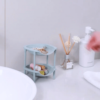 Cute Mini 2 Tier Shelf Desktop Organizer for Clutter-Free Spaces Price in Pakistan | LAPTAB