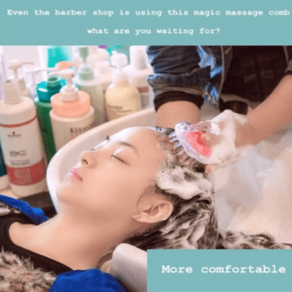 Soft Silicone Hair Brush for Scalp Massage and Anti Hair Loss Care Price in Pakistan | LAPTAB