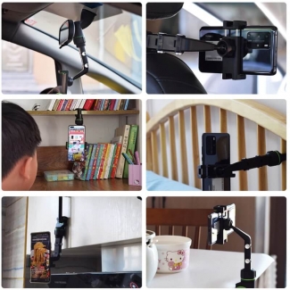 360 Car Multifunctional Rearview Mirror Phone Holder with Adjustable Angle Price in Pakistan | LAPTAB