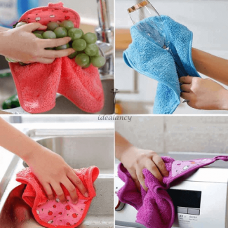 Soft Hand Towel 30 x 40 cm - Ultra Absorbent Kitchen Towel with Fruit Pattern Price in Pakistan | LAPTAB