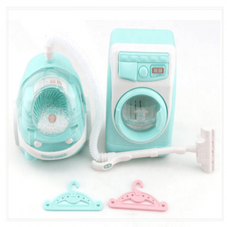 Mini Electric Washing Machine and Vacuum Cleaner Toy for Kids Price in Pakistan | LAPTAB
