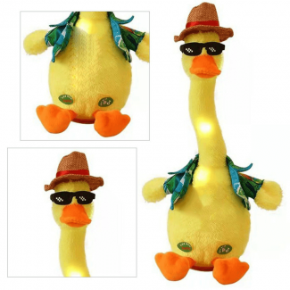 Electric Dancing Duck Plush Toy - Soft, Cuddly, Educational Fun for Kids Price in Pakistan | LAPTAB