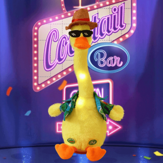 Electric Dancing Duck Plush Toy - Soft, Cuddly, Educational Fun for Kids Price in Pakistan | LAPTAB
