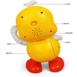 Electric Yellow Little Duck Robot Toy for Kids Aged 3-12 Years Price in Pakistan | LAPTAB