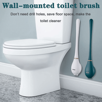 Silicone Water Drop Toilet Brush and Holder Set for Effective Cleaning Price in Pakistan | LAPTAB