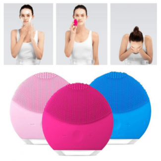 Rechargeable Silicone Facial Cleansing Brush for Sensitive Skin Price in Pakistan | LAPTAB