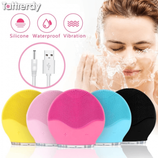 Rechargeable Silicone Facial Cleansing Brush for Sensitive Skin Price in Pakistan | LAPTAB