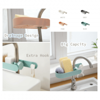 Faucet Hook Storage Rack for Cleaning Tools and Detergent Organization Price in Pakistan | LAPTAB