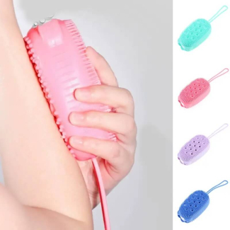 Silicone Bath Sponge with Soap Holder - Gentle Massage & Easy Storage Price in Pakistan | LAPTAB