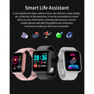 D20 Smart Watch Fitness Tracker with Heart Rate Monitor and Activity Alerts Price in Pakistan | LAPTAB