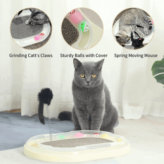 Fish Shape Cat Scratch Board Toy for Healthy Scratching and Stress Relief Price in Pakistan | LAPTAB