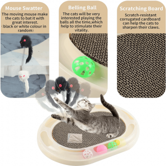 Fish Shape Cat Scratch Board Toy for Healthy Scratching and Stress Relief Price in Pakistan | LAPTAB