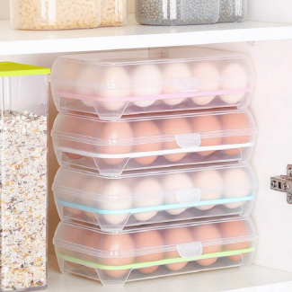 15 Grids Egg Storage Container - Stackable, Portable, and Secure Design Price in Pakistan | LAPTAB