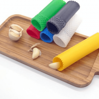 Silicone Garlic Peeler Multicolor KD01064 - Easy, Odor-Free Peeling Tool Price in Pakistan | LAPTAB
