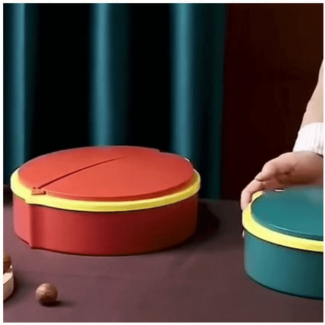 4 Partition Luxury Dry Fruit Storage Box - Peach Shaped, BPA Free, Dustproof Price in Pakistan | LAPTAB