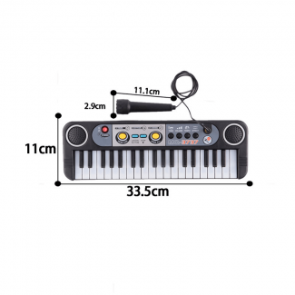 Mini Electric Piano Keyboard with Microphone - 8 Instrument Sounds for Kids Price in Pakistan | LAPTAB