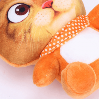 Cute Cat Plush Stuffed Toy - Soft Cotton, Ideal for Kids and Home Decor Price in Pakistan | LAPTAB