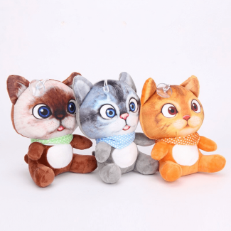 Cute Cat Plush Stuffed Toy - Soft Cotton, Ideal for Kids and Home Decor Price in Pakistan | LAPTAB