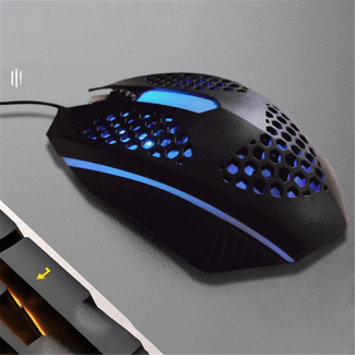L601 Luminous Color USB Wired Mouse - Ergonomic Design with 3 Buttons Price in Pakistan | LAPTAB