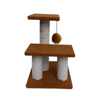 3 Layer Cat Climbing Tree with Scratching Posts and Cozy Faux Fur Price in Pakistan | LAPTAB
