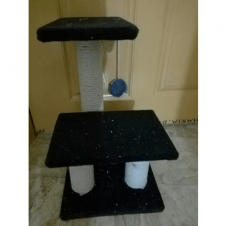 3 Layer Cat Climbing Tree with Scratching Posts and Cozy Faux Fur Price in Pakistan | LAPTAB