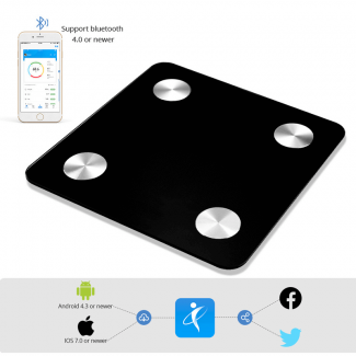 OKOK Bluetooth Digital Smart Scale with Body Composition Measurement Price in Pakistan | LAPTAB