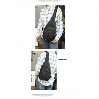 Stylish Men's Cross Body Sling Bag with Adjustable Strap and Zipper Compartments Price in Pakistan | LAPTAB