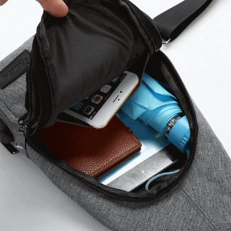 Stylish Men's Cross Body Sling Bag with Adjustable Strap and Zipper Compartments Price in Pakistan | LAPTAB