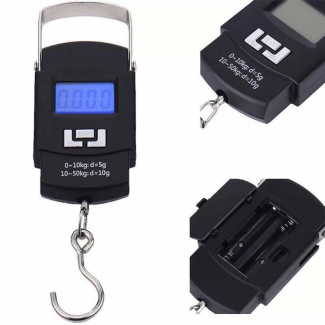 Portable Electronic Scale with LCD Display, 50kg Capacity, Dual Accuracy