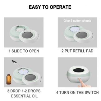 Essential Oil Portable Fan Aroma Diffuser for Home, Car, and Office Price in Pakistan | LAPTAB