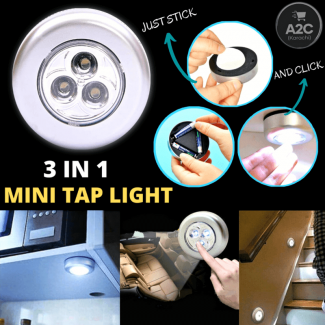 Self Stick Touch Lamp LED Tap Light - Easy Installation for Home & Outdoor Use Price in Pakistan | LAPTAB