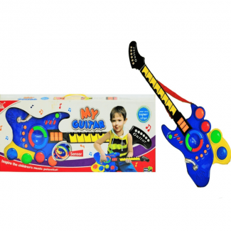 Electric Guitar with Keyboard for Kids - 3 Tones & 14 Functions Price in Pakistan | LAPTAB