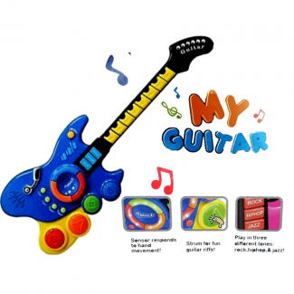 Electric Guitar with Keyboard for Kids - 3 Tones & 14 Functions Price in Pakistan | LAPTAB