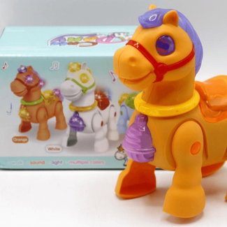 Cute Dony Battery-Operated Pony Horse Toy with Music and Lights for Kids Price in Pakistan | LAPTAB