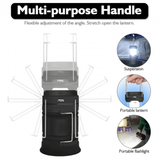 Portable Solar Camping Lantern with Power Bank and USB Charging Price in Pakistan | LAPTAB