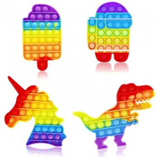 Pop It Fidget Toy for Kids - Stress Relief Game in Cute Shapes Price in Pakistan | LAPTAB