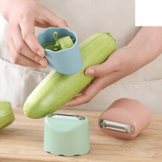 Anti Splash Fruit and Vegetable Peeler with Container for Clean Peeling Price in Pakistan | LAPTAB