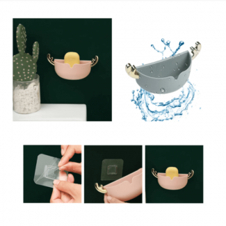Antler Shape Bathroom Soap Box with Ventilated Design for Tidy Spaces Price in Pakistan | LAPTAB