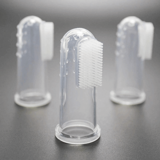 Mom Baby Finger Toothbrush Pack of 5 - Soft Silicone Infant Oral Care Tool Price in Pakistan | LAPTAB