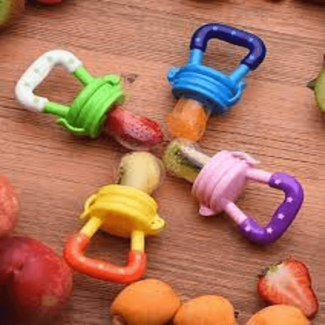 Fresh Fruit Pacifier for Babies 6-12 Months - BPA-Free Silicone Teether Price in Pakistan | LAPTAB