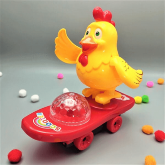 Funny Chicken Scooter Toy for Kids - Lights and Music, Ages 1+ Price in Pakistan | LAPTAB