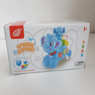 Spinning Elephant with Baby on Back - Musical Kids Toy for Interactive Play Price in Pakistan | LAPTAB