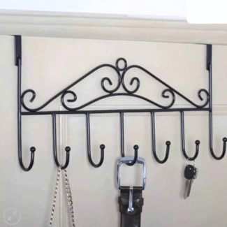 Creative 5 Hooks Wall Hanger - Durable Steel Design for Home Organization