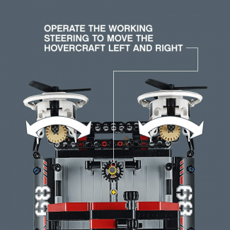 Technic Hovercraft 42076 Building Kit - 1020 Pieces, 2-in-1 Set Price in Pakistan | LAPTAB