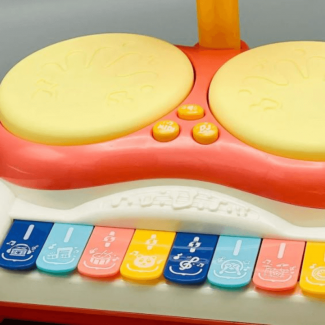 Jazz Drum Toy with Flash Light, Sound Effects, and Music for Kids 3+ Price in Pakistan | LAPTAB