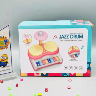 Jazz Drum Toy with Flash Light, Sound Effects, and Music for Kids 3+ Price in Pakistan | LAPTAB