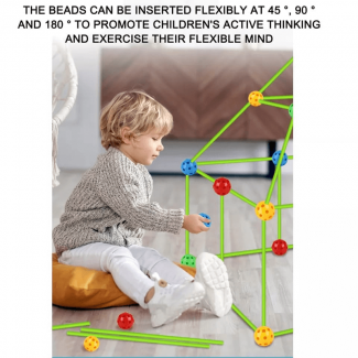Kids Construction Fort Building Kit for Ages 5 and Up - Creative Playset Price in Pakistan | LAPTAB